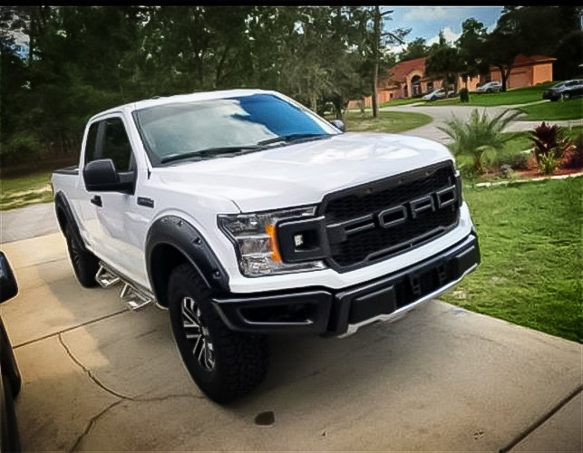 For 2018 Ford F150 Grille Pickup Raptor Style Front Mesh w/LED Fit 2019